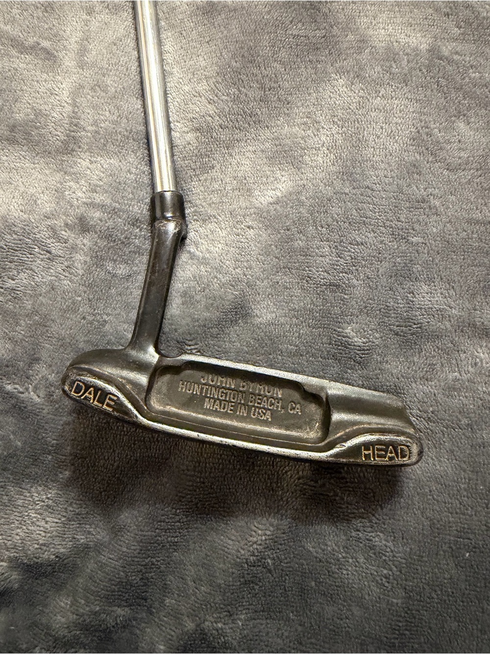 John Byron Dale Head Putter, Huntington Beach CA, USA Made, RH Blade.